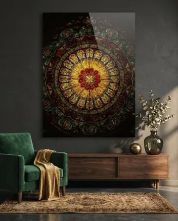 Rose of Fire, open edition on acrylic glass